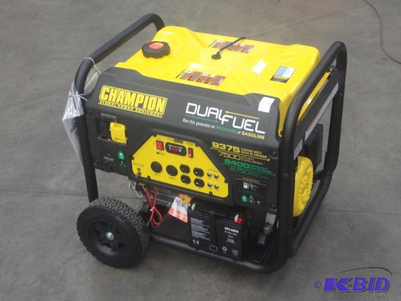 New Champion Model 71531 Dual Fuel Generator,...