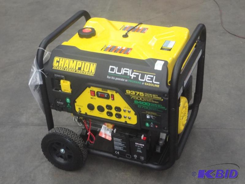 New Champion Model 71531 Dual Fuel Generator,...