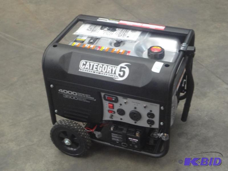 New Champion Category 5 Gas-Powered Generator...
