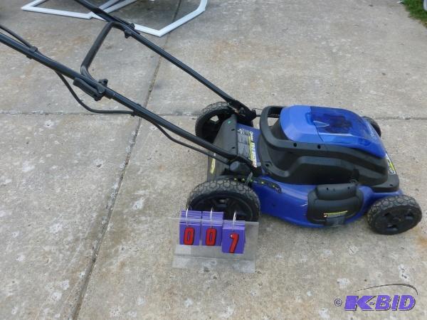 Kobalt cordless 40 volt mower. Appears like n...