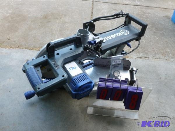Kobal 10&quot compound slide saw. Used condi...
