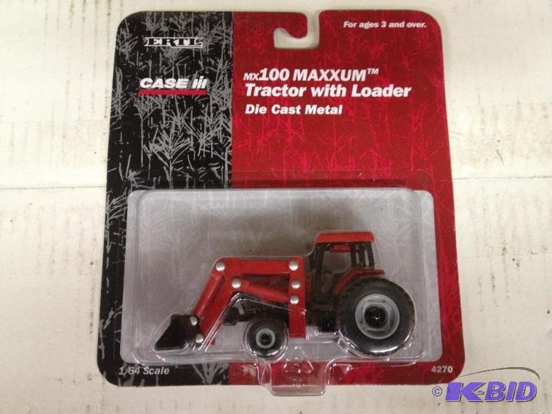 lot 106 image: ERTL&nbspCase IH MX100 Maxxum Tractor with L...