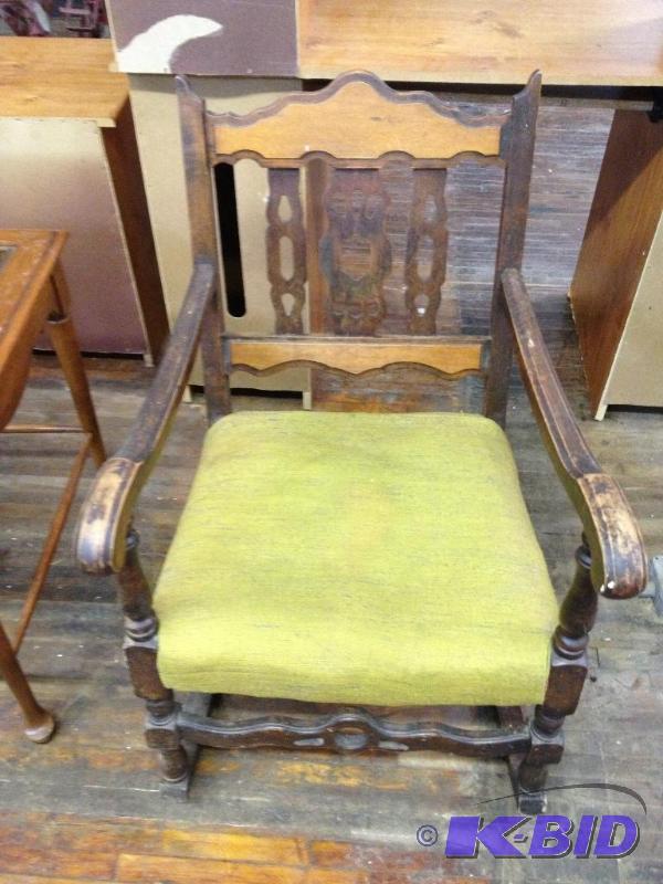 lot 127 image: Antique Rocking Chair ...