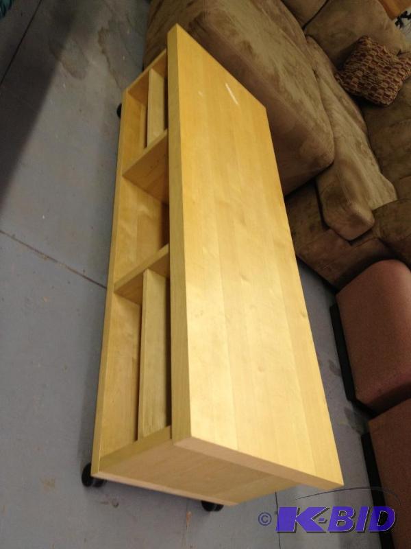 lot 139 image: IKEA Coffee Table   Sturdy, has a patch ...
