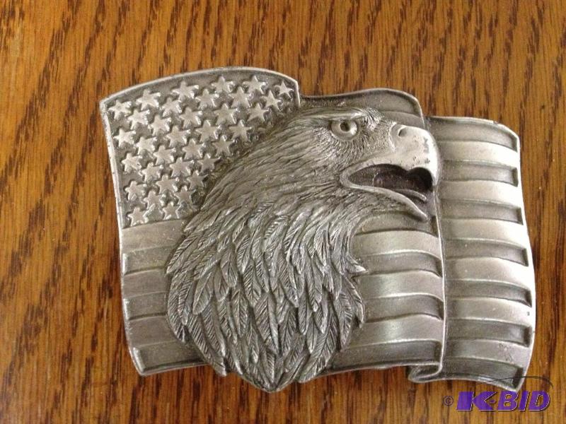 lot 162 image: Belt Buckle, Patriotic ...