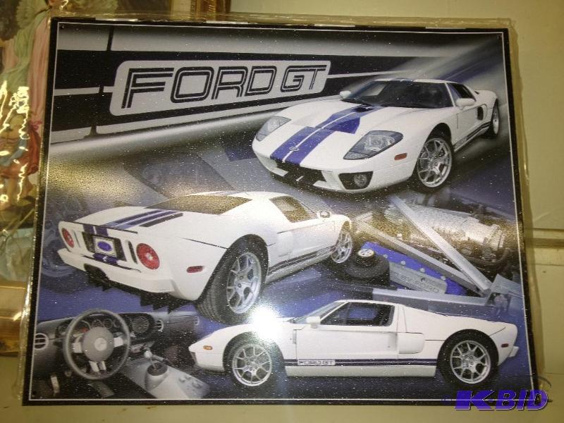 lot 39 image: Ford GT Tin Sign ...