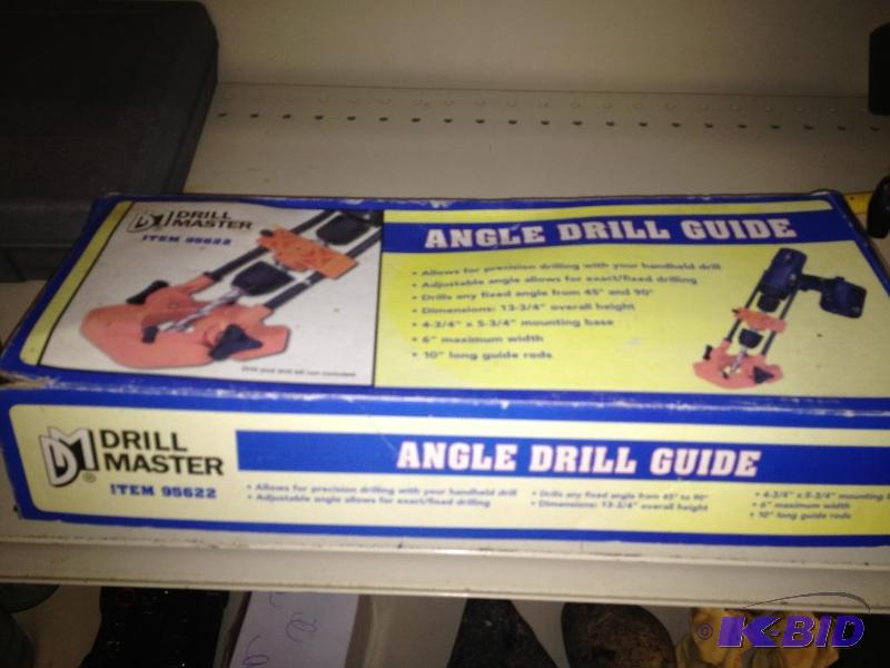 lot 44 image: New in Box Angle Drill Guide ...