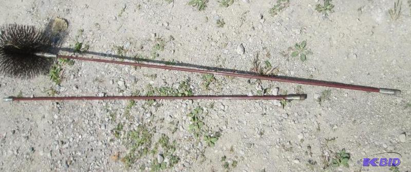 Brush on collapsible fiberglass flexible pole...