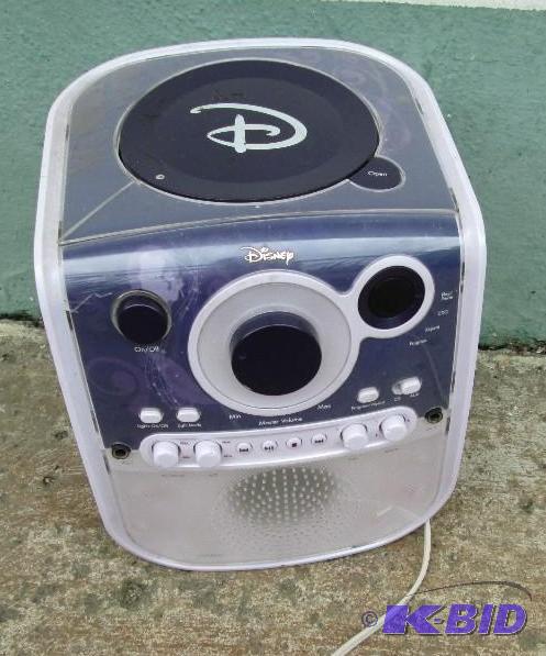 Disney light up CD player, purple and white...