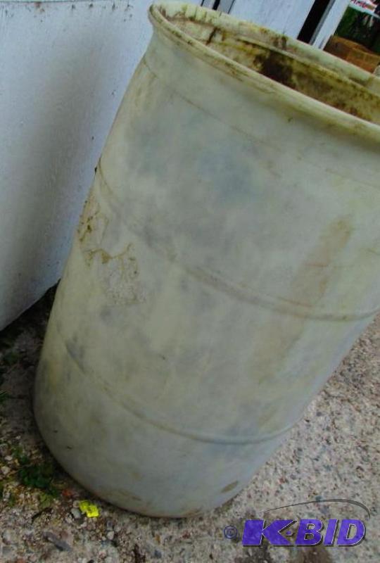 Large thick sturdy plastic bin with a few 2x4...