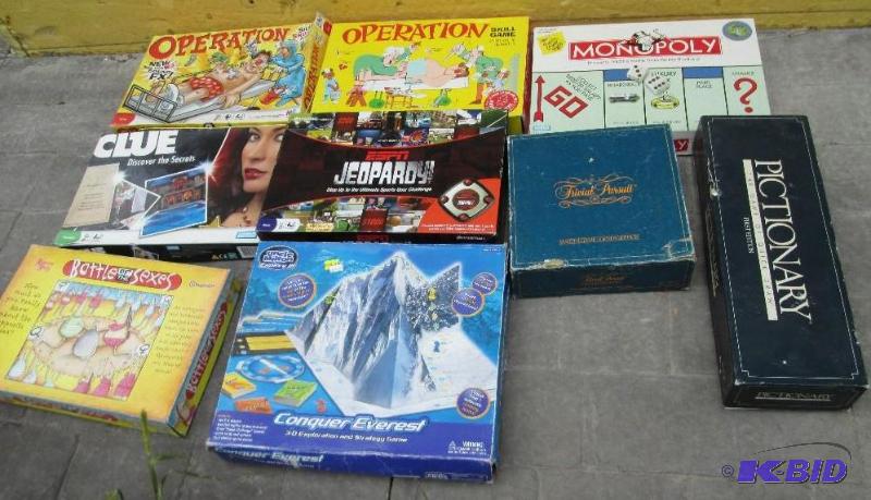 Lot of assorted board games...