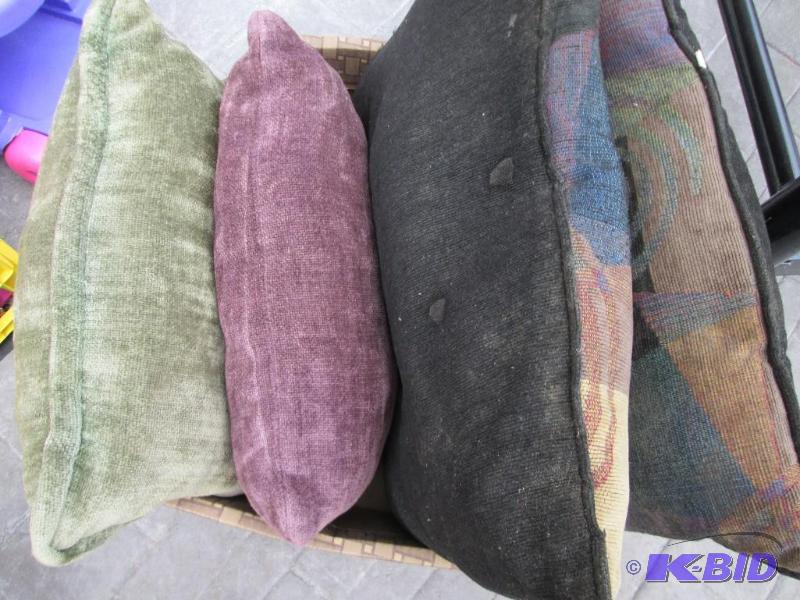 Assorted pillows...