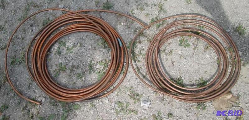 2 rolls of copper pipe...