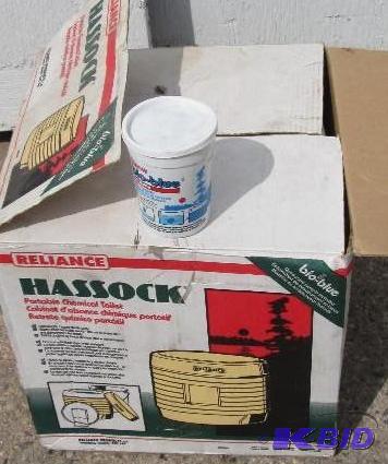 Hassock portable camp toilet...