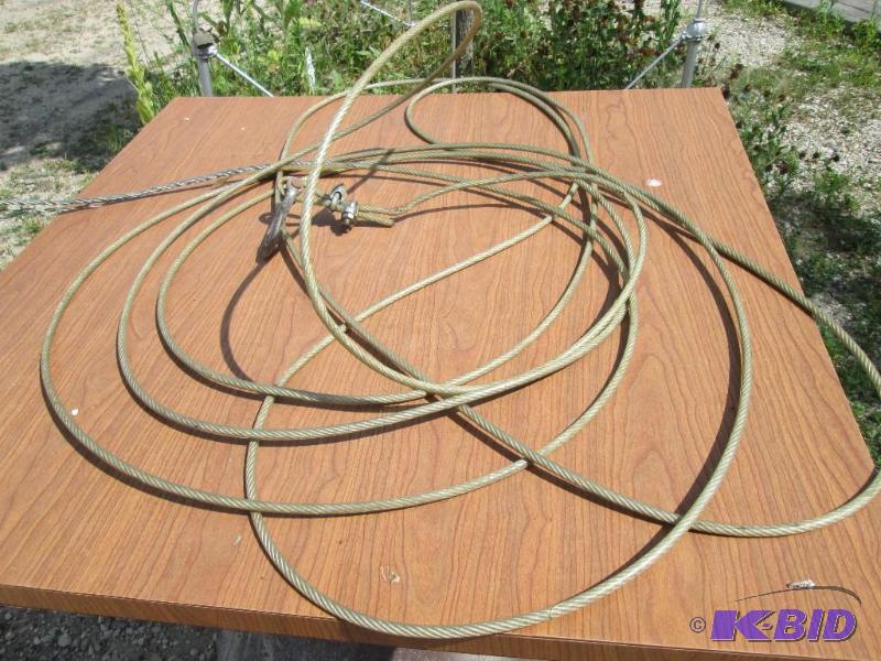 Braided cable with hook...