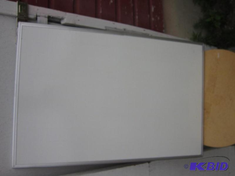lot 10 image: White dry erase board...