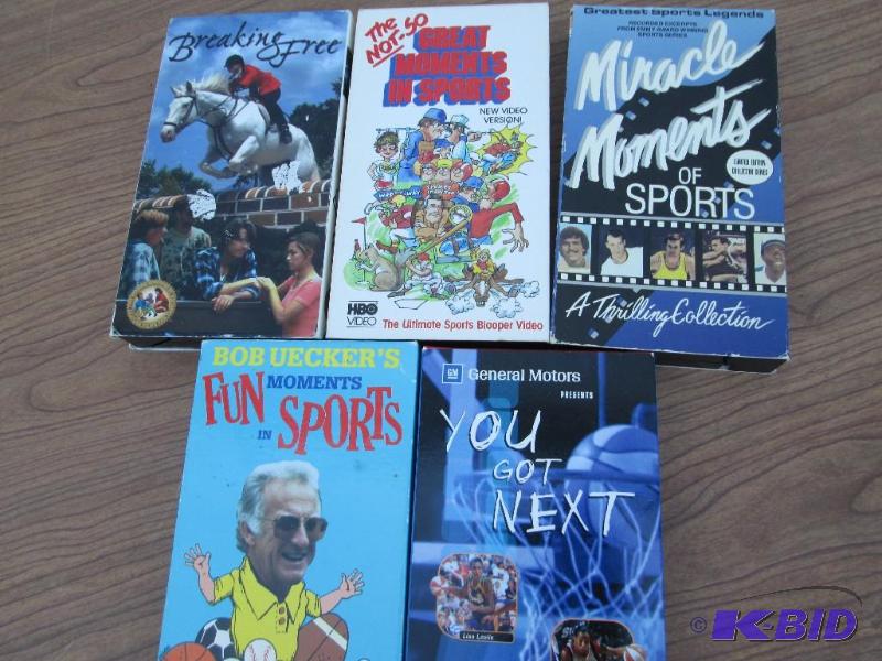 lot 124 image: Lot of sports videos...