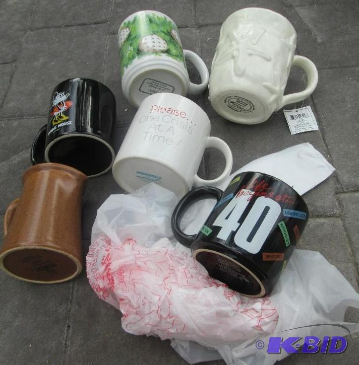 lot 177 image: Lot of assorted mugs...