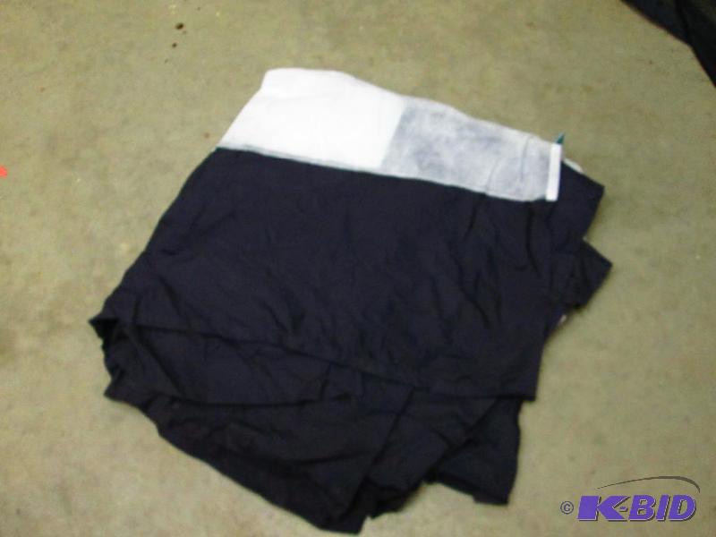 lot 201 image: Black Twin size bed skirt...