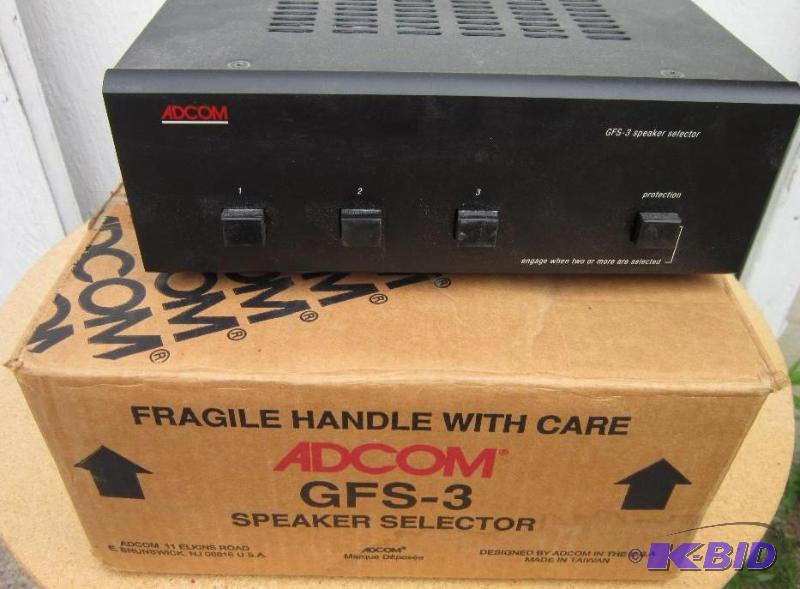lot 21 image: ADCOM speaker selector...