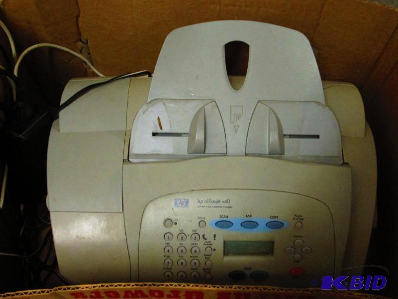 lot 215 image: HP Office jet v40 printer...