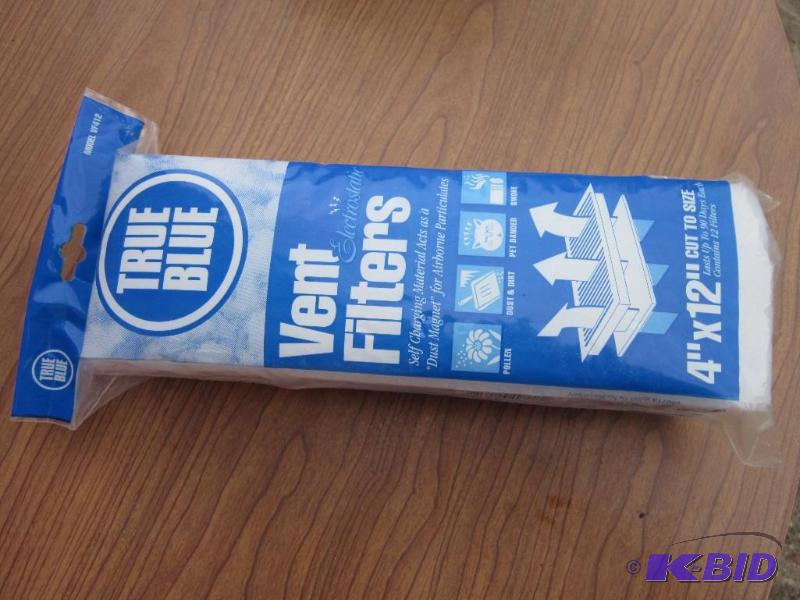 lot 31 image: True Blue electrostatic vent filters...