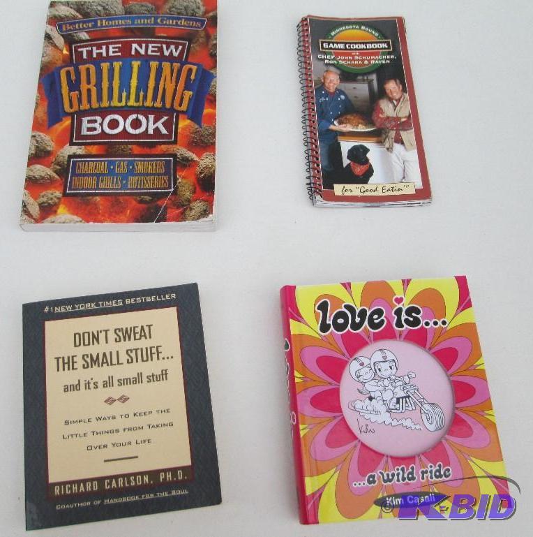 lot 47 image: Lot of wild game cookbooks, grilling book, in...