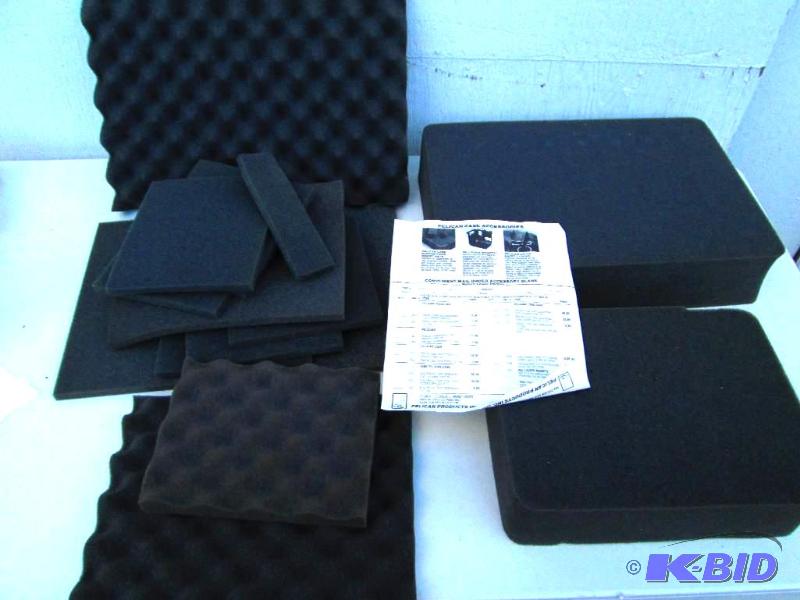 lot 81 image: Lot of assorted foam packing for a Pelican Ca...
