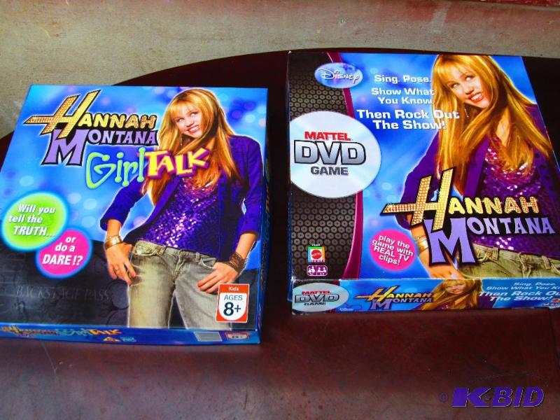 lot 91 image: 2 Hannah Montanah games...