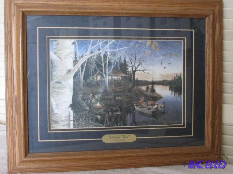 lot 3 image: Very Nice Print by Mark Dachlin Titled Closing Time