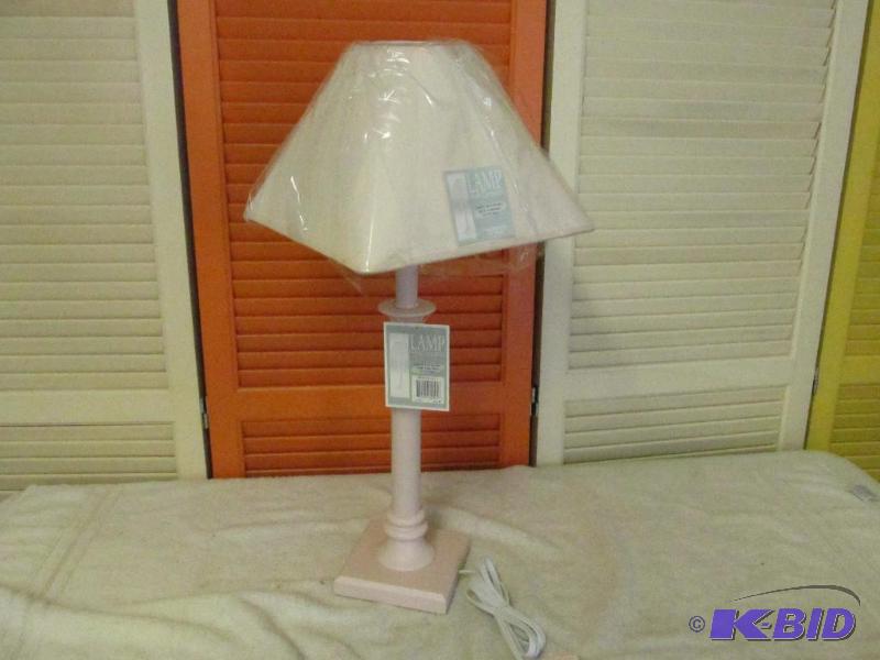 lot 51 image: New White Lamp
