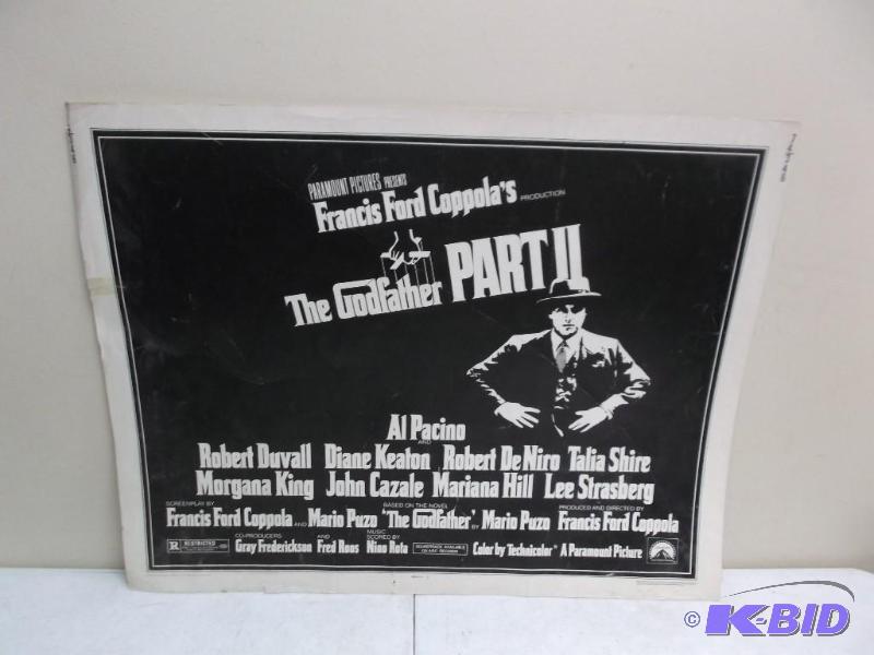 Vintage Godfather II 2 Movie Poster Litho Art...