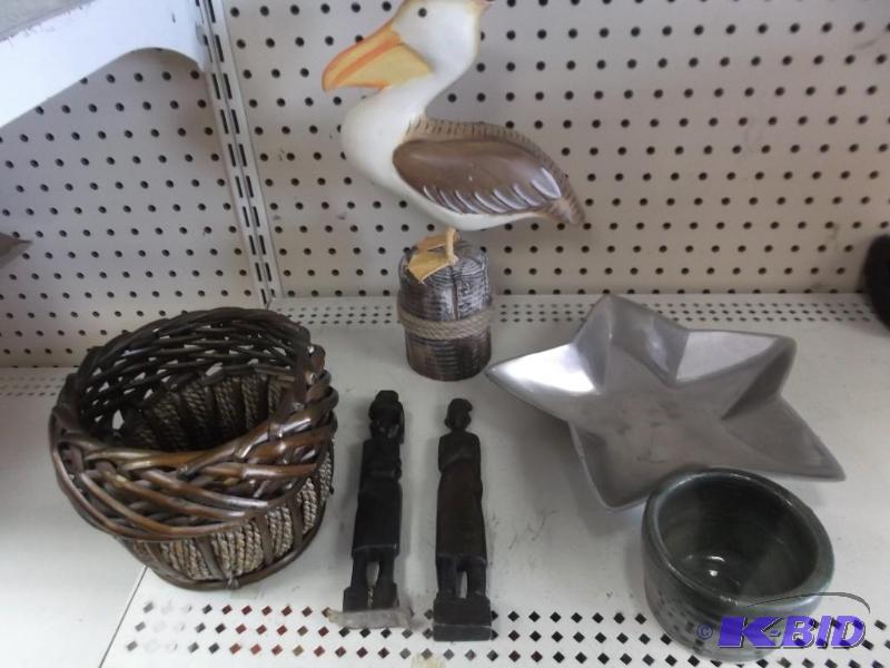 Lot Of Decor Items, Sea Gull...