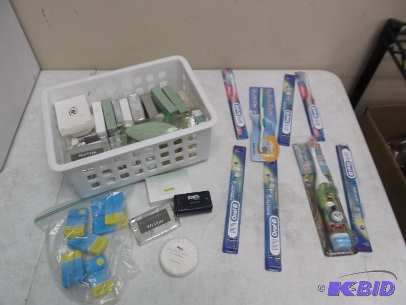 Lot of New Tooth Brushes And Hotel Bar Soap...