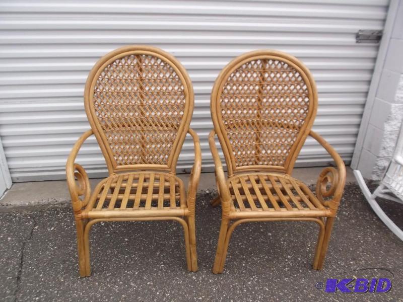 Pair Of Rattan Chains...