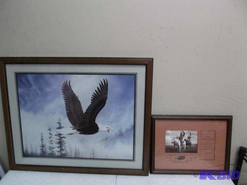 Pair Of Pictures, One Has A Feather...