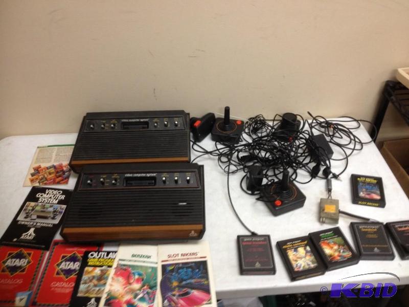 Lot Of Vintage Atari Systems And Games, Untes...