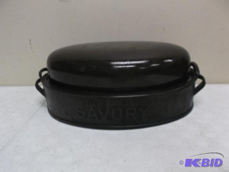 Vintage Savory Roasting Pan, Some Wear...