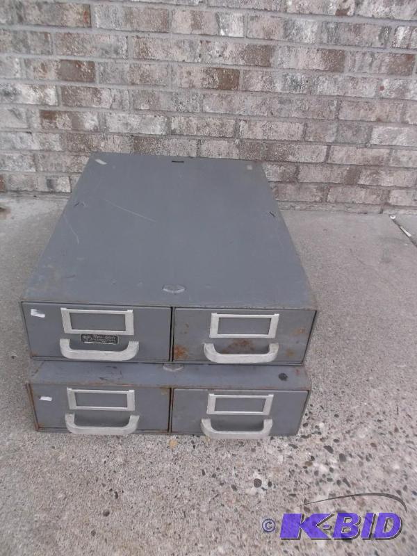 Vintage Nylo Glide File Cabinets RECORD FILES...