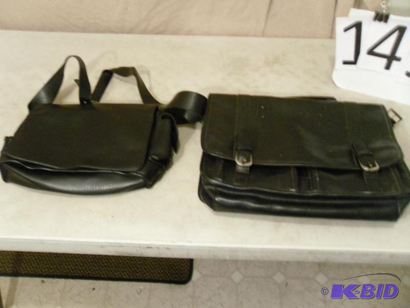 lot 149 image: Black Laptop Bag and Purse Both Marked Coach....
