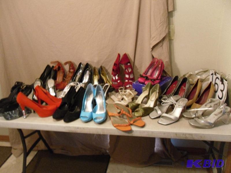 lot 163 image: Large lot of Assorted Womens High Heels. All ...