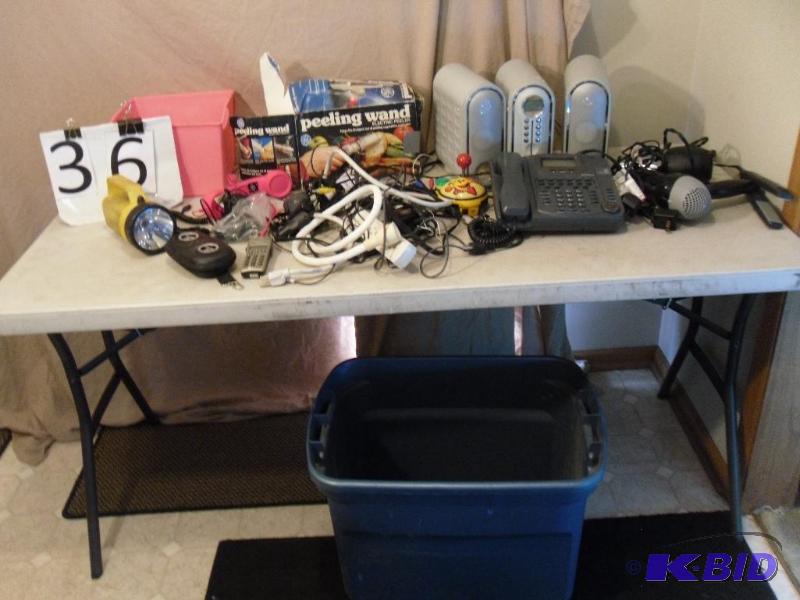 lot 36 image: Lot of Assorted Electronics. Hair Dryers, Hai...