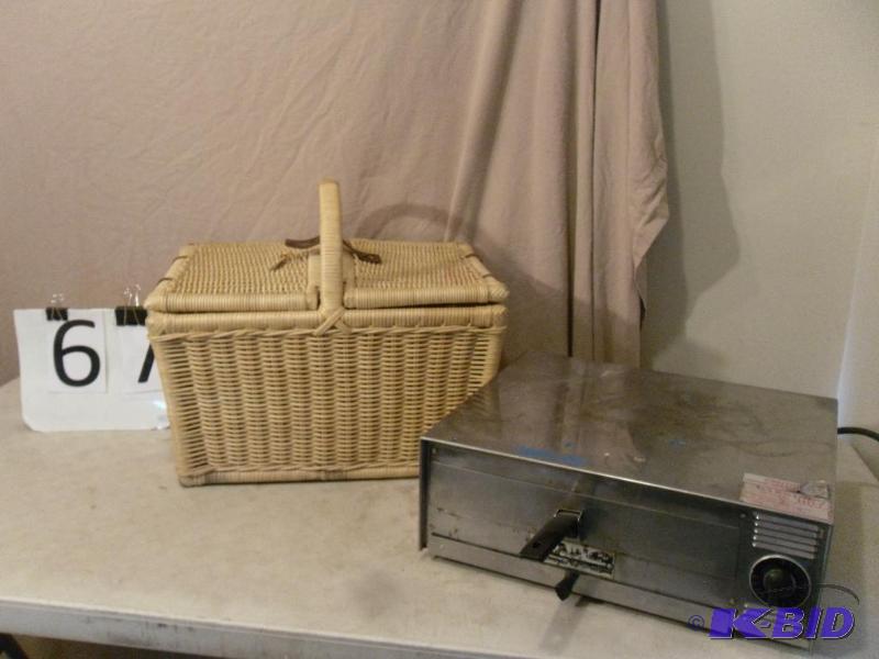 lot 67 image: Nova Pizza Oven (NSF Certified) and Picnic Ba...