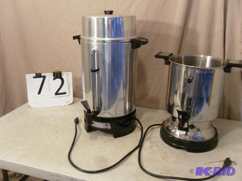 lot 72 image: 2 Drink Warmer and Dispensers. One is missing...