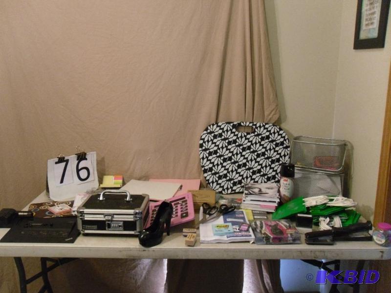lot 76 image: Lot of Assorted Office Supplies. New Paper, N...