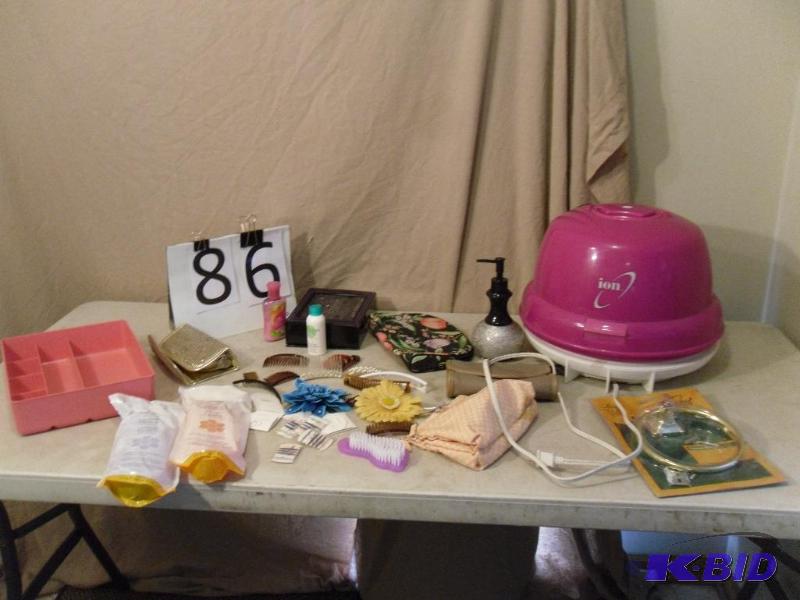 lot 86 image: Lot of Assorted Bathroom Items. Ion Portable ...