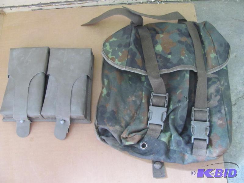 German Military Surplus Fleck G3 Ammo Pouch a...