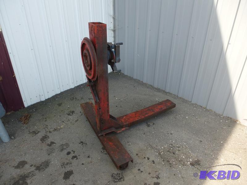 Home made Engine Stand Has the adjustable mo...