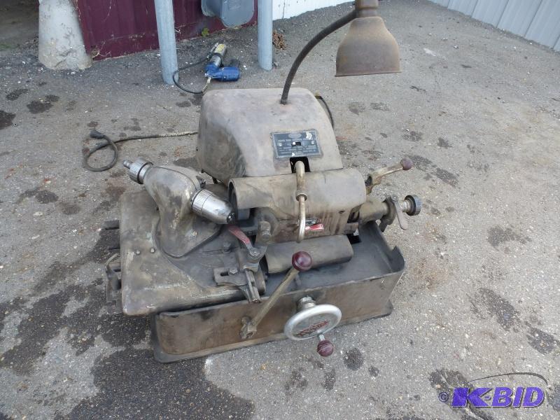 Sioux Valve Face Grinder Model# 645. In work...