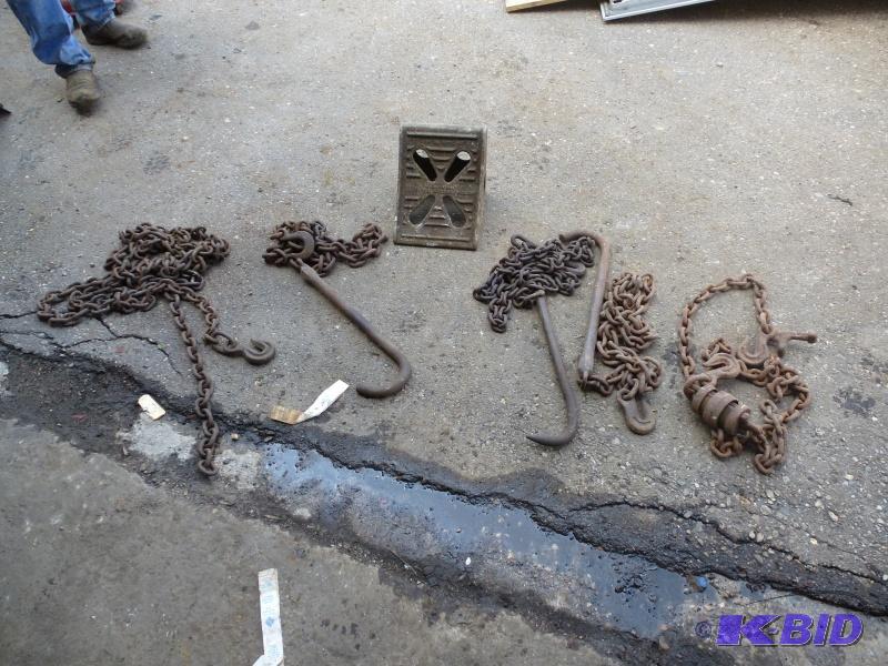 Towing Chains 2 Tow hook chains high tensile...